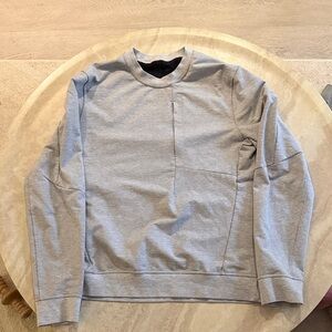 lululemon athletica Light Gray Crewneck Sweater
